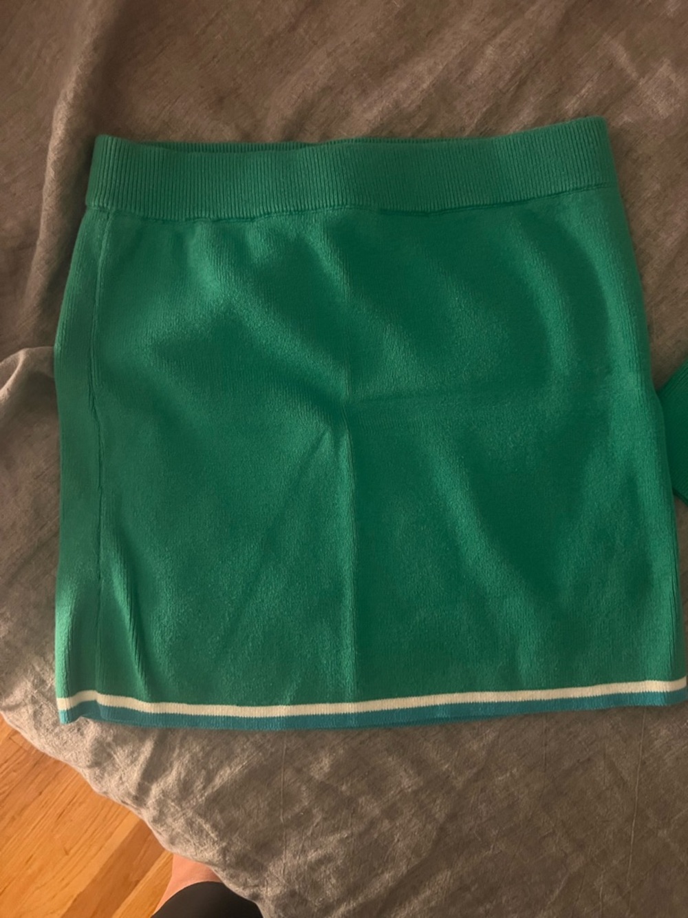 Lane 201 Green Two-Piece Tank and Skirt Set - Picture 2 of 5